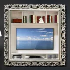 Mario handmade wooden wall-mounted plasma frame Viadurini