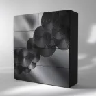 Modern design 8-door sideboard Ardesia, white, black or gold Viadurini