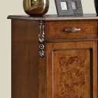 Classic Sideboard 2 Doors and 2 Drawers in Wood Made in Italy - Cheverny Viadurini