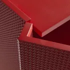 Living Room Sideboard with 2 Doors in Diamond Finish Made in Italy - Sagittario Viadurini