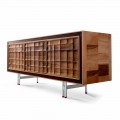Modern design sideboard with 3 solid wood Anna doors