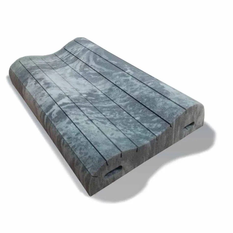 Double Wave Cushion in Memory Xform 11 cm high Made in Italy - Curly Viadurini