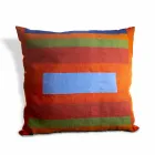 Hand Painted Hemp Cushion Unique Piece Italian Art - Brands Viadurini