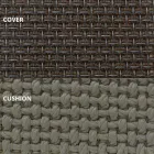 Luxury Round Design Garden Daybed with Parasol - Ulm Moon by Vondom Viadurini