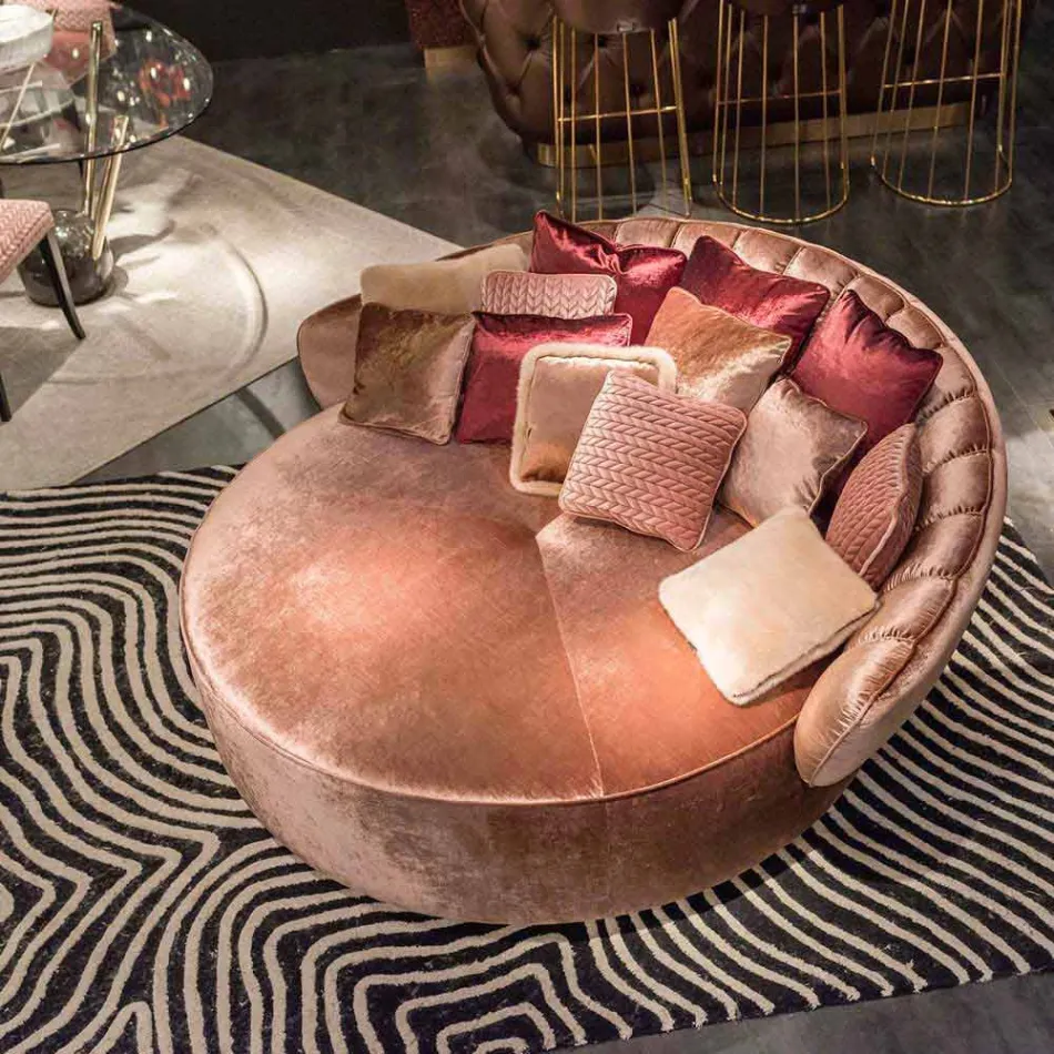 Daybed in fabric 100% Made in Italy Belle 2 Viadurini