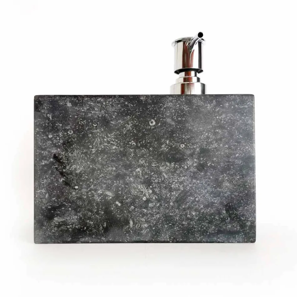 Liquid Soap Dispenser with Marble Glass Made in Italy - Clik Viadurini