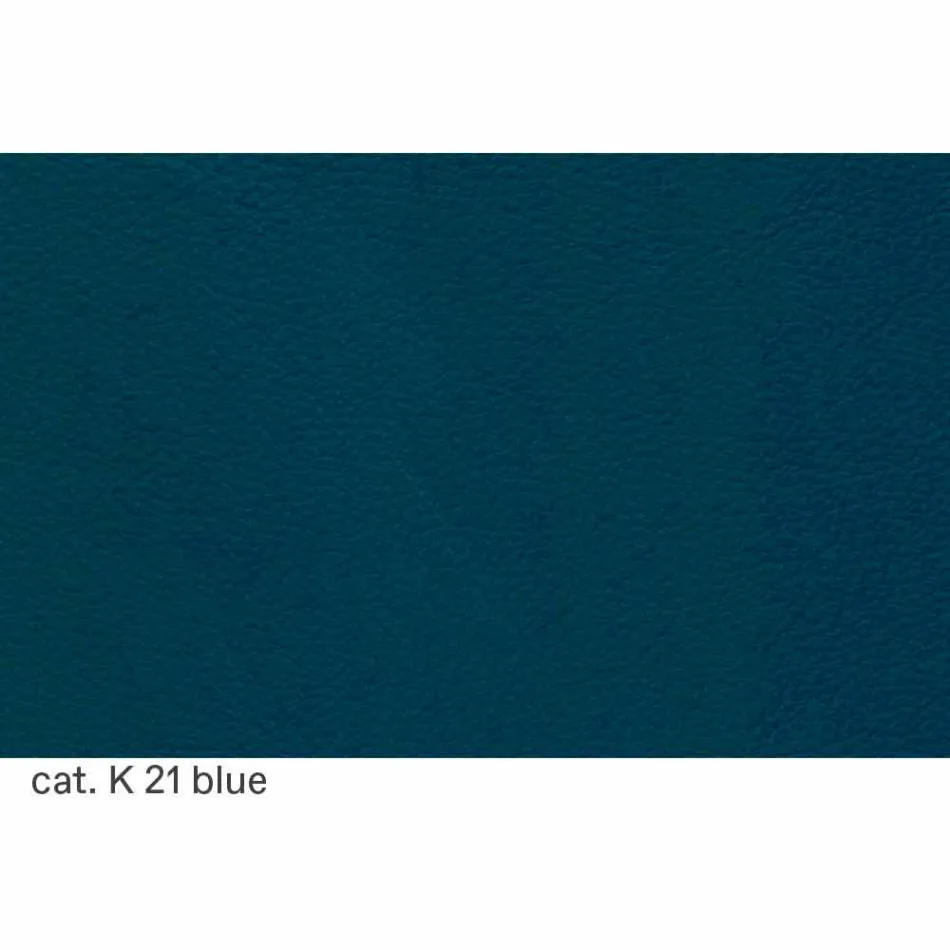 2 Seater Sofa Padded and Upholstered in Fine Made in Italy Leather - Centauro Viadurini