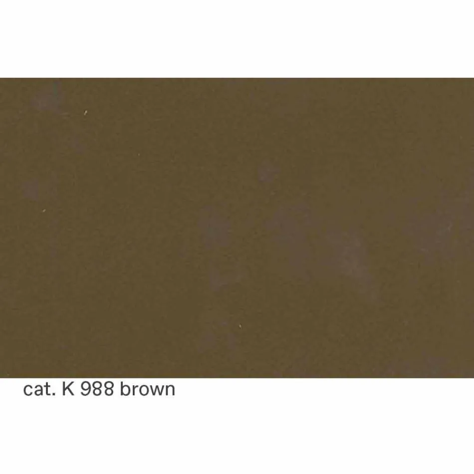 2 Seater Sofa Covered in Leather with Lacquered Feet Made in Italy - Pegolo Viadurini