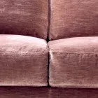 3-seater upholstered design sofa Grilli York 100 % made in Italy Viadurini