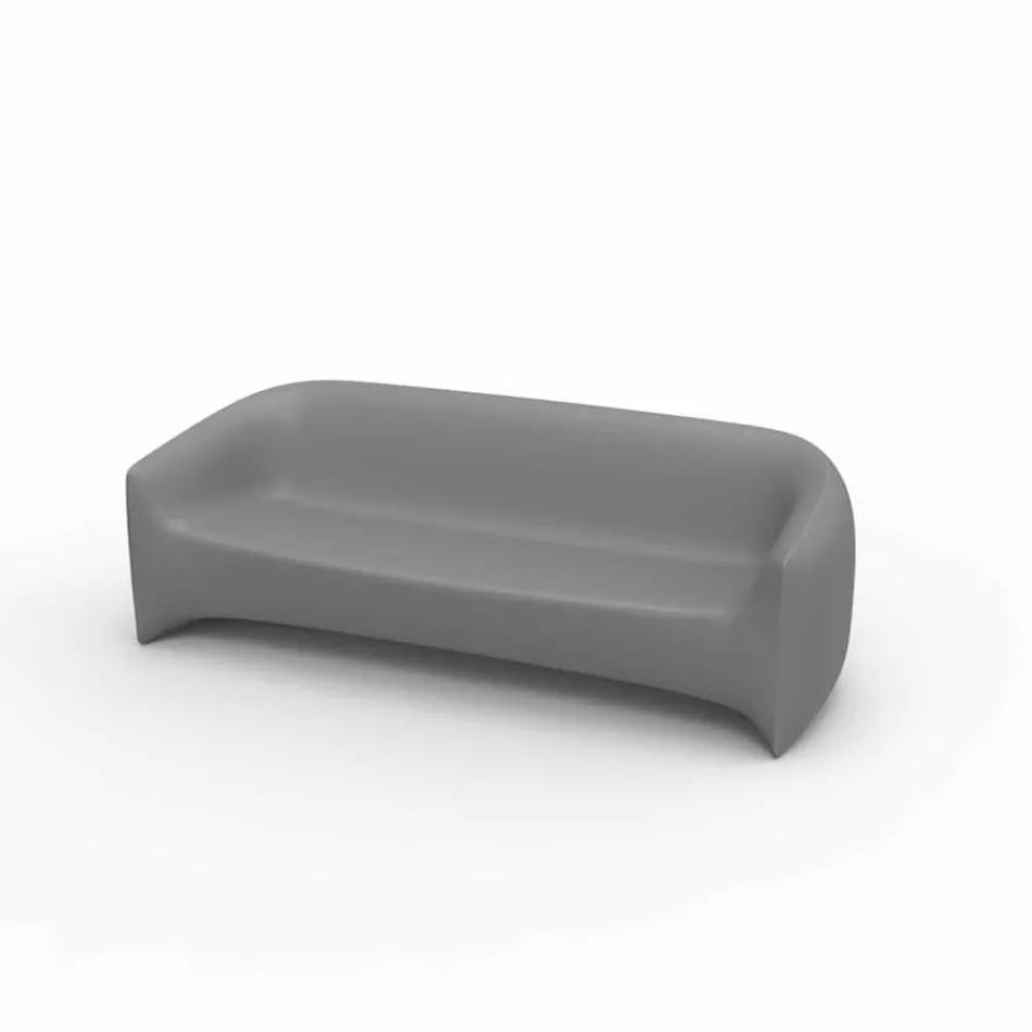 Design outdoor sofa in Blow by Vondom polyethylene resin Viadurini