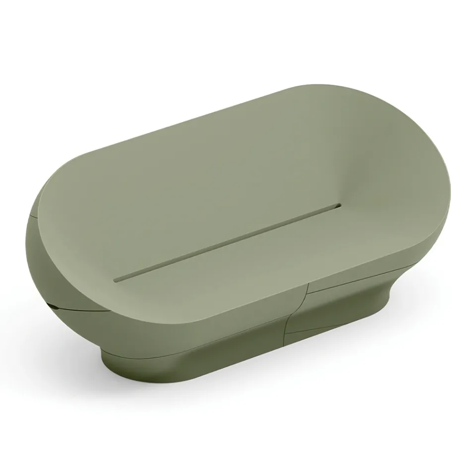 Polyethylene Outdoor Sofa Available in Various Colors - Towel Viadurini