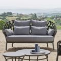 Aluminum Garden Sofa Made in Italy - Emmacross by Varaschin