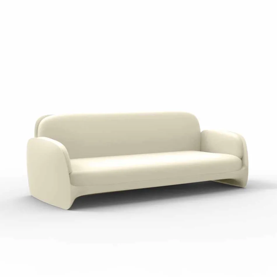 Modern design polyethylene garden sofa Pezzettina by Vondom Viadurini