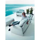 Modern design polyethylene garden sofa Pezzettina by Vondom Viadurini