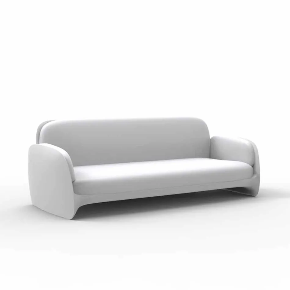 Modern design polyethylene garden sofa Pezzettina by Vondom Viadurini
