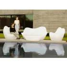 Modern design polyethylene garden sofa Sabinas by Vondom Viadurini