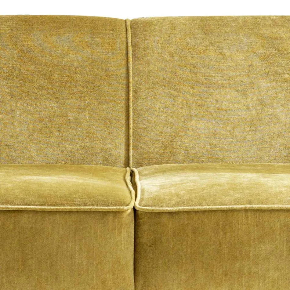 Design sofa upholstered in beech wood Grilli Kipling made Italy Viadurini