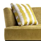 Design sofa upholstered in beech wood Grilli Kipling made Italy Viadurini