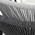 Two Seater Garden Stacking Sofa Aluminum and Fabric - Smart By Varaschin Viadurini