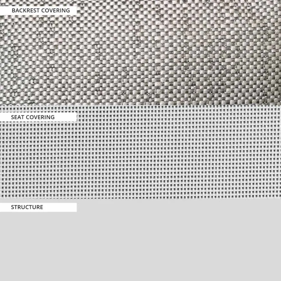 2 seater Outdoor Sofa with Aluminum Structure Made in Italy - Zaika Viadurini