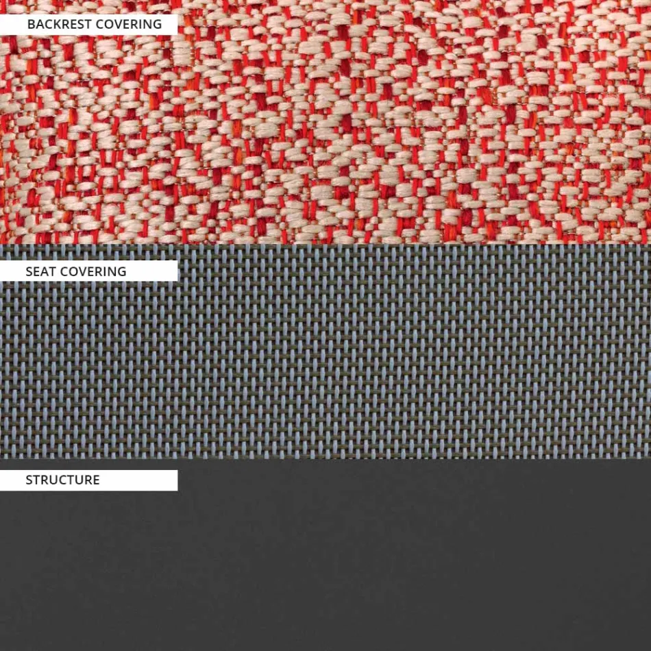 2 seater Outdoor Sofa with Aluminum Structure Made in Italy - Zaika Viadurini