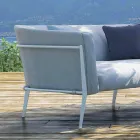 Modern Sofa for Outdoor or Indoor Removable Design Made in Italy - Carmine Viadurini
