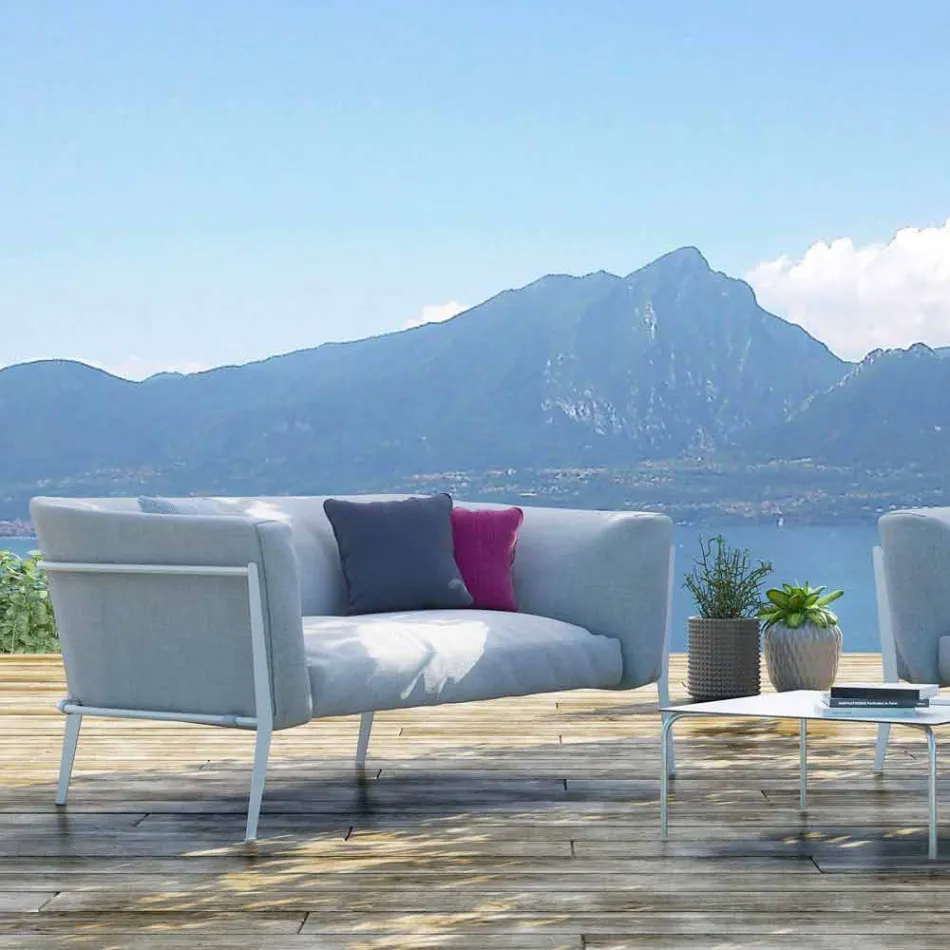 Modern Sofa for Outdoor or Indoor Removable Design Made in Italy - Carmine Viadurini