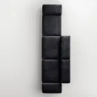 Saphir - Modern Modular Sofa with Glass Base, Made in Italy Viadurini