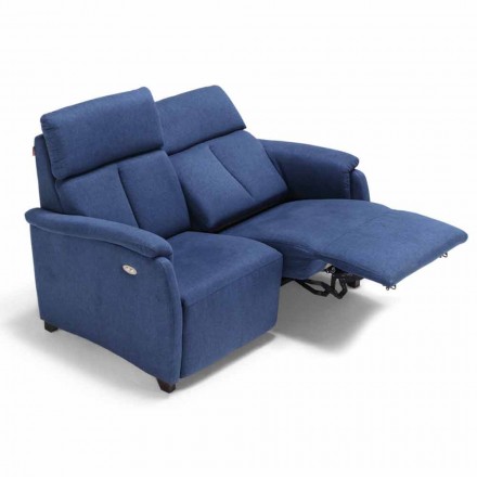 2-seater motorized sofa with 1 electric seat Gelso, modern design Viadurini