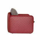 2 seater outdoor sofa in fabric or leather - Mara by Slide Viadurini