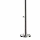 Chromed Stainless Steel Garden Shower with Foot Wash Made in Italy - Marlen Viadurini