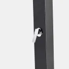 Solar Garden Shower in Steel with Waterfall Jet Made in Italy - Werner Viadurini