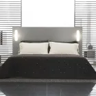 Linen Pillowcase with Poema Lace and Butter or Black Laces Made in Italy - Masone Viadurini