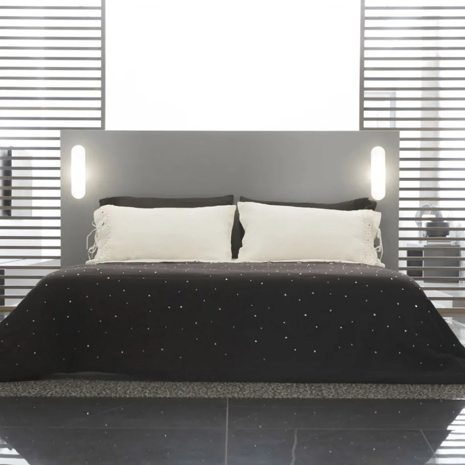 Linen Pillowcase with Poema Lace and Butter or Black Laces Made in Italy - Masone Viadurini