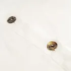 Square Pillowcase in Heavy Colored Linen with Agoya Buttons - Mediterranean Viadurini