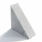 Modern White Carrara Marble Bookend Made in Italy - Tria Viadurini