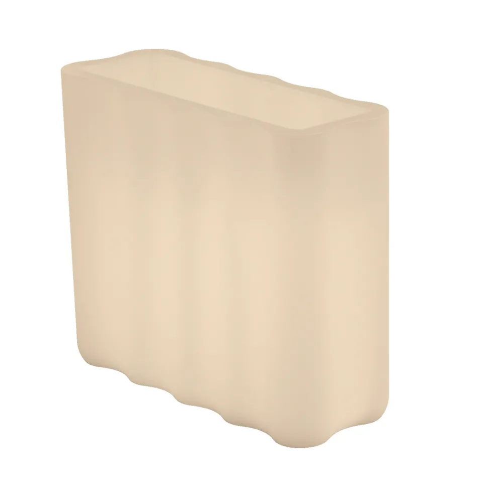Two-Powered and Colored Polyethylene Light Planter Made in Italy - Barbia Viadurini
