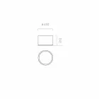 Round / Rectangular Design Garden Planter in Steel Made in Italy - Philly Viadurini