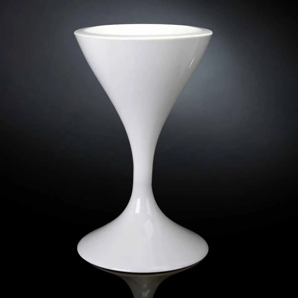 Floor Frappeuse in White Polyethylene Made in Italy - Bratislava Viadurini