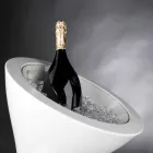 Floor Frappeuse in White Polyethylene Made in Italy - Bratislava Viadurini