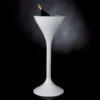 Floor Frappeuse in White Polyethylene Made in Italy - Bratislava Viadurini