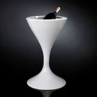 Floor Frappeuse in White Polyethylene Made in Italy - Bratislava Viadurini