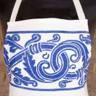 Italian Hand Crafted Linen Apron One Piece - Brands Viadurini