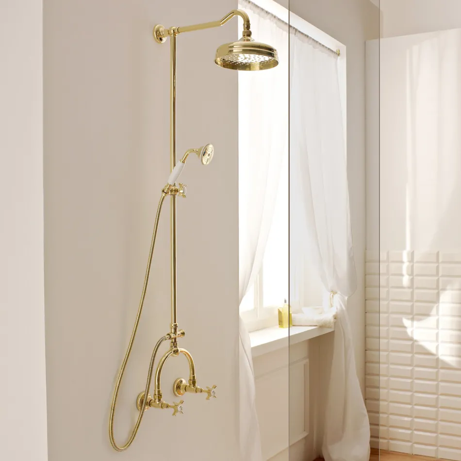 Shower Group with Brass Rod Vintage Made in Italy – Katerina Viadurini