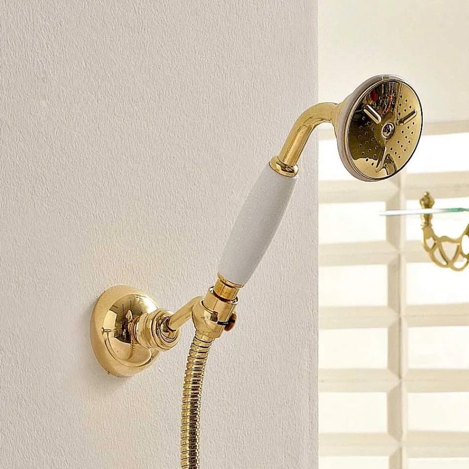 Vintage Design Shower Group in Brass Made in Italy – Katerina Viadurini