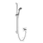 Sliding Shower Group in Chrome-Plated Brass Single-lever Mixer - Euka Viadurini
