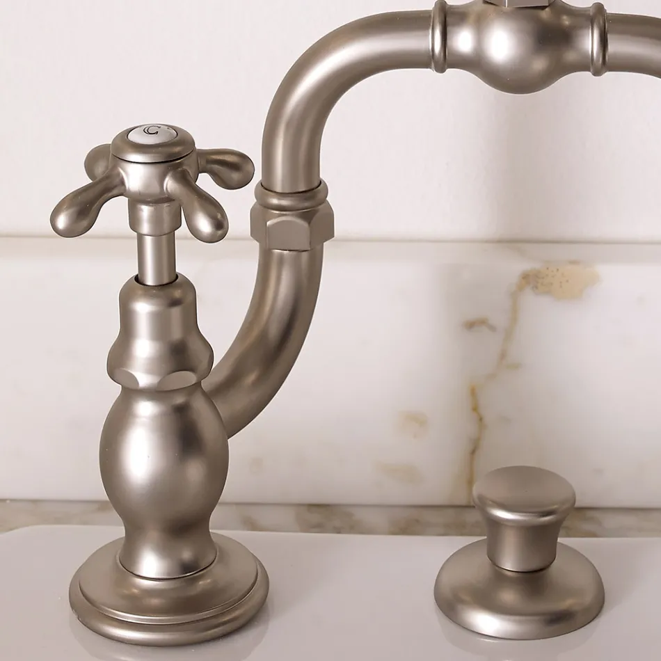 Vintage Mixer Group for Bridge Basin in Brass Made in Italy - Klarisa Viadurini