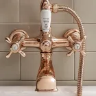 Vintage Design Brass Bathtub Group Made in Italy - Klarisa Viadurini