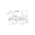 Vintage Design Brass Bathtub Group Made in Italy - Klarisa Viadurini