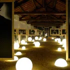 Globe sphere / table lamp Slide Globo white bright made in Italy Viadurini